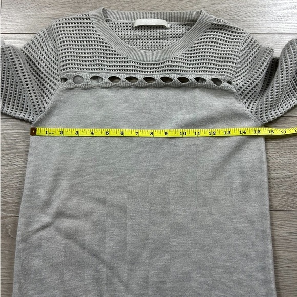 One Grey Day Superfine Merino Wool Grey Sweater - Picture 9 of 9